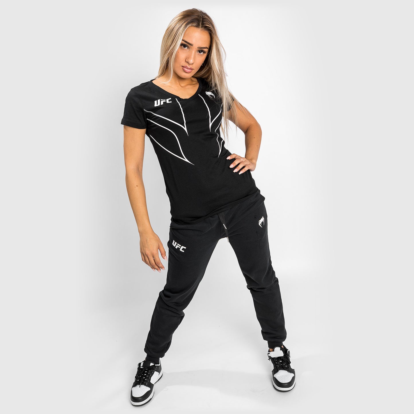 UFC Venum Fight Night 2.0 Replica Women's T-shirt - Black