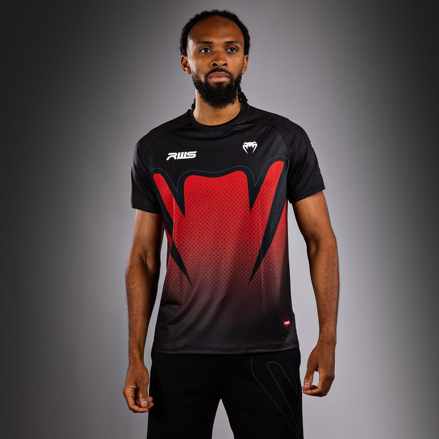 Venum x RWS 2.0 Men’s Dry-Tech T-Shirt - Black/Red