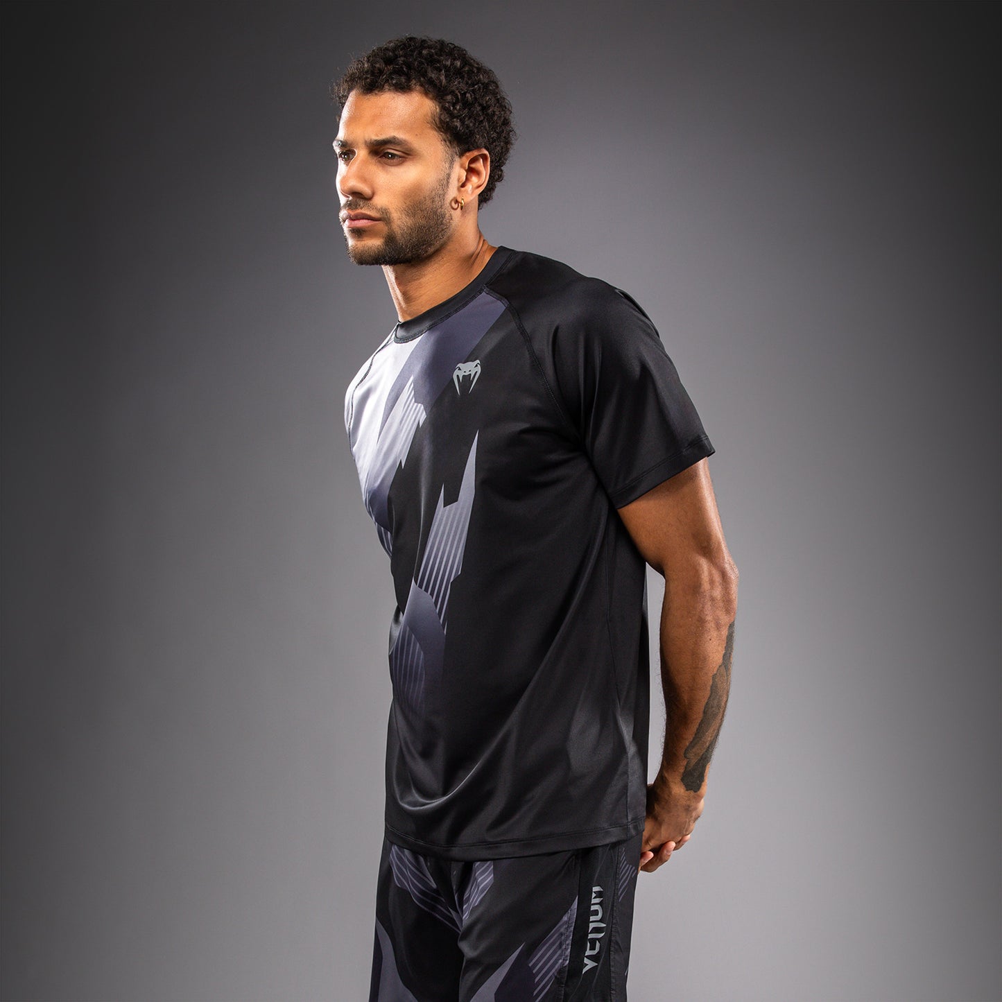 Venum No-Gi 6.0 Dry Tech T-Shirt - Black/Grey