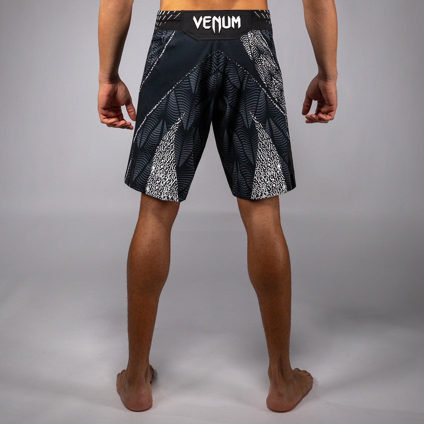 Men's UFC Zenith by Venum Black Authentic Fight Night Long Fit Fight Short