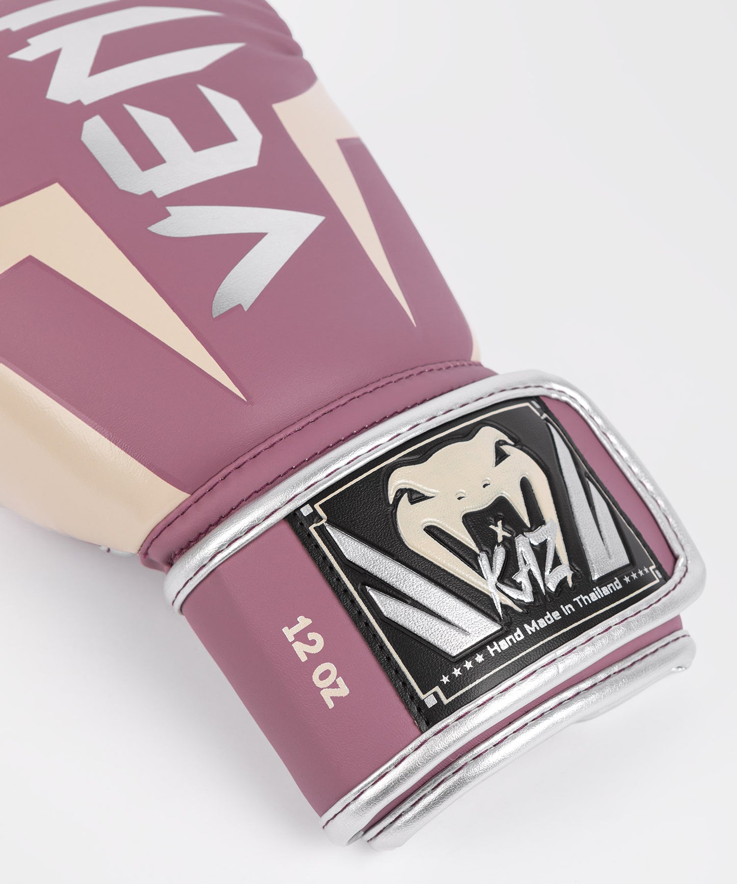 Kaz x Venum Boxing Gloves - Dusky Orchid/Silver