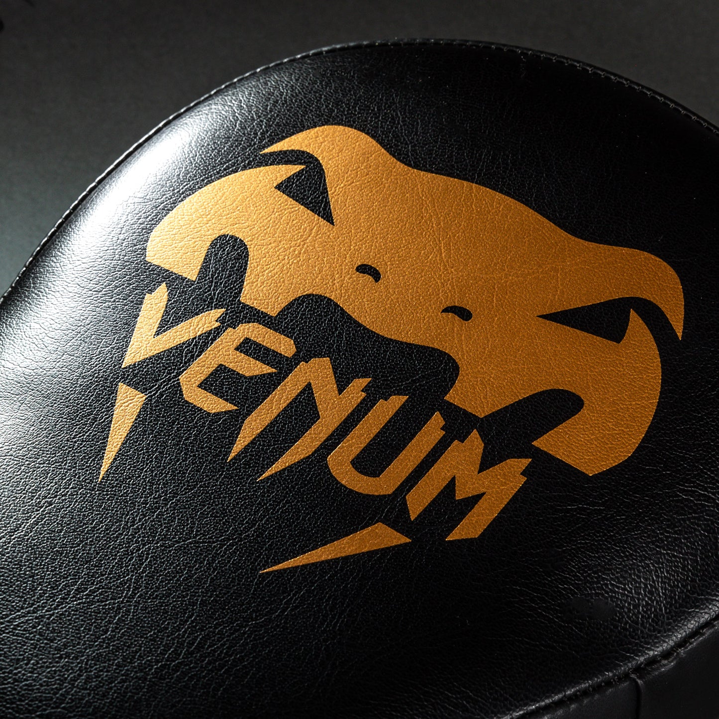 Venum Light Focus Mitts - Black/Gold (Pair)