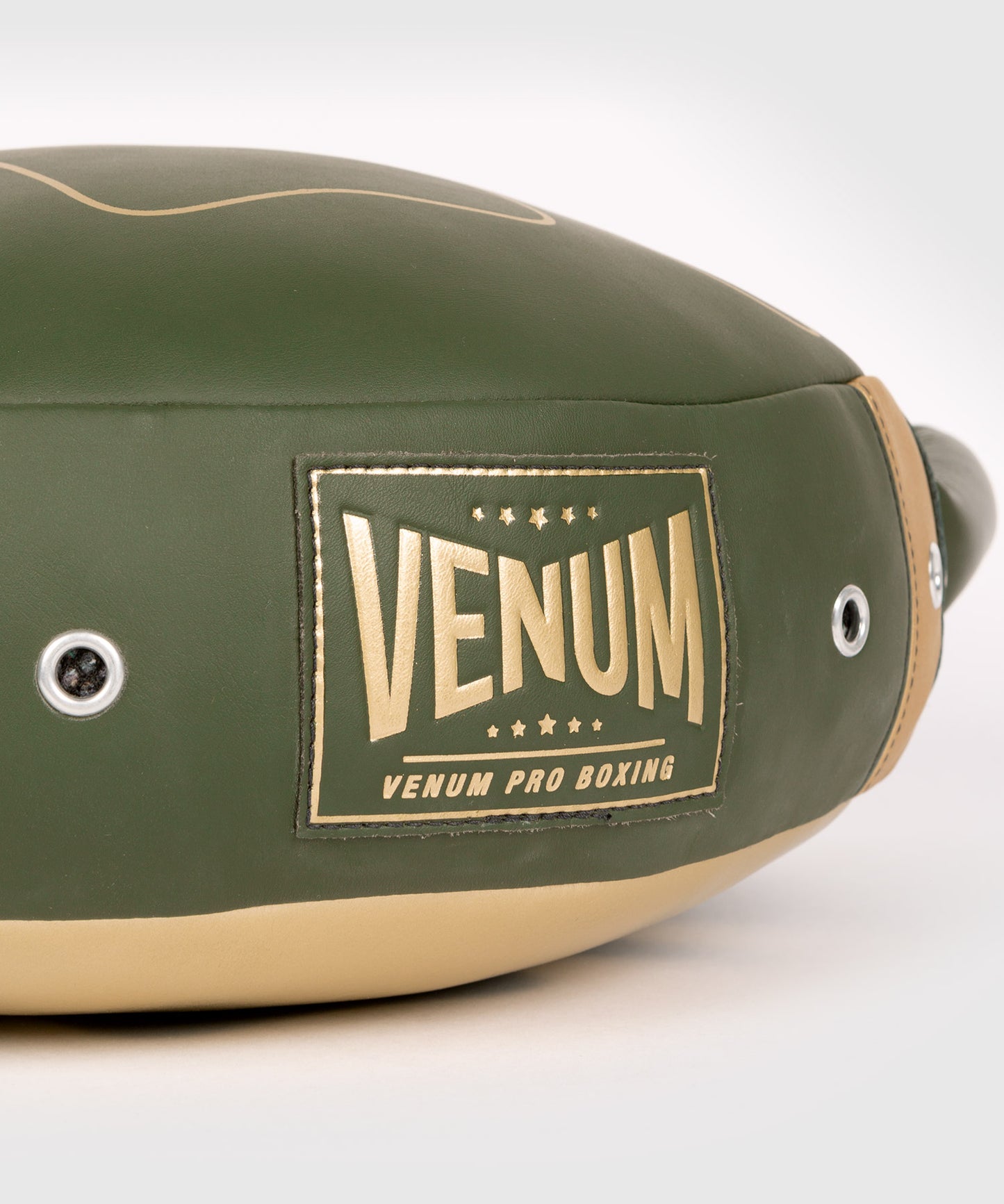 Venum Pro Boxing Round Punch Shield - Khaki/Gold
