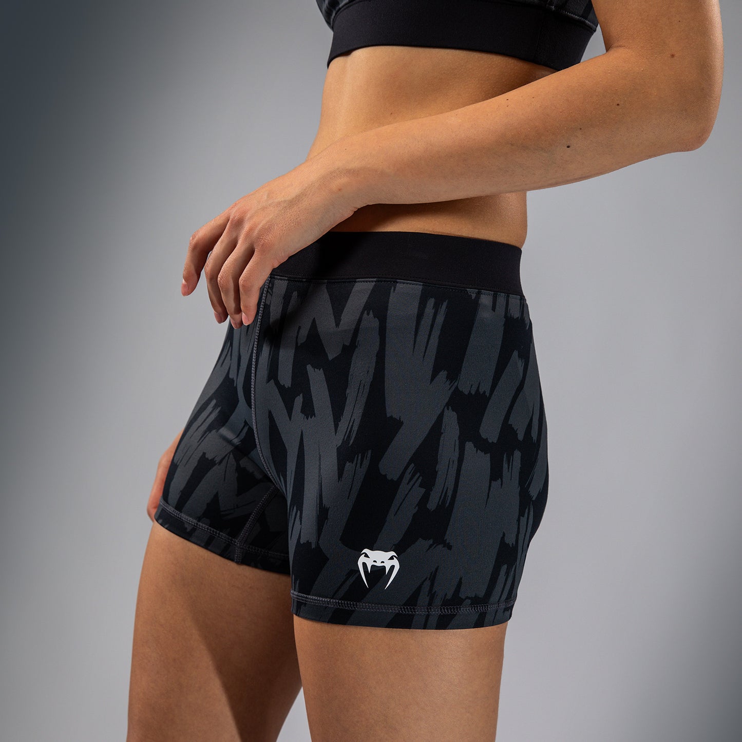 Venum Graffiti Women’s Compression Shorts - Urban Charcoal