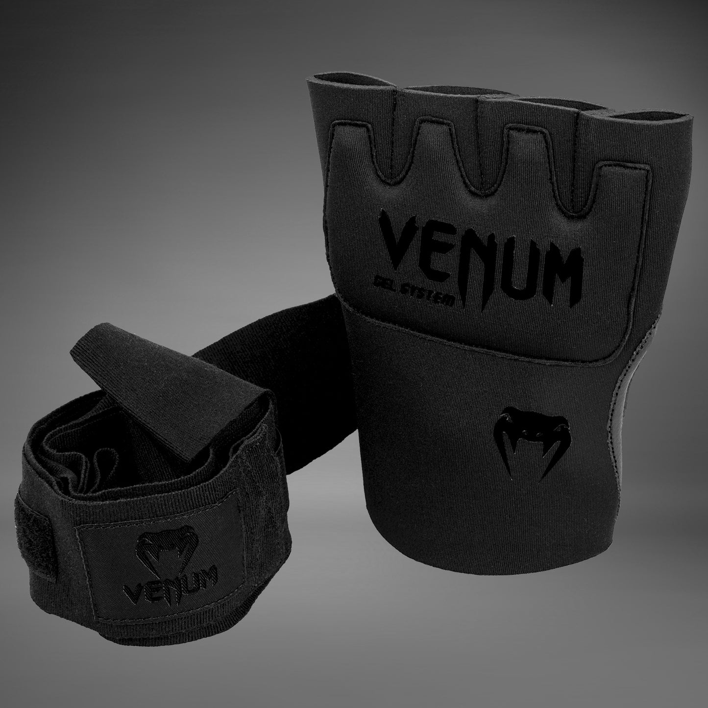 Venum Gel Kontact Quick Wraps - Black/Black