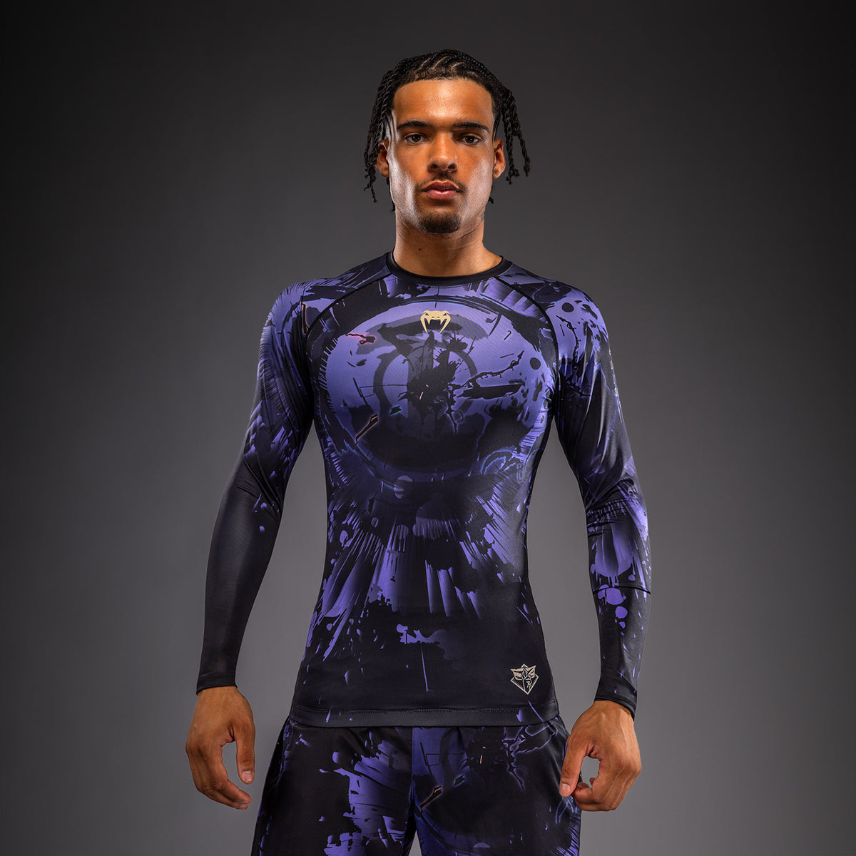 Jujutsu Kaisen x Venum Gojo Long Sleeve Rashguard - Purple