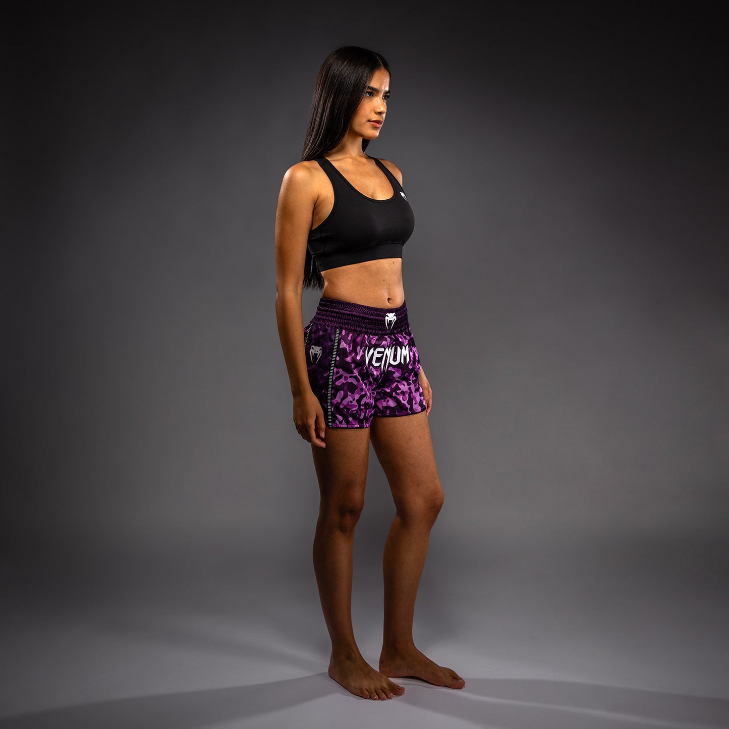 Venum Iris Muay Thai Shorts - Plum/pink