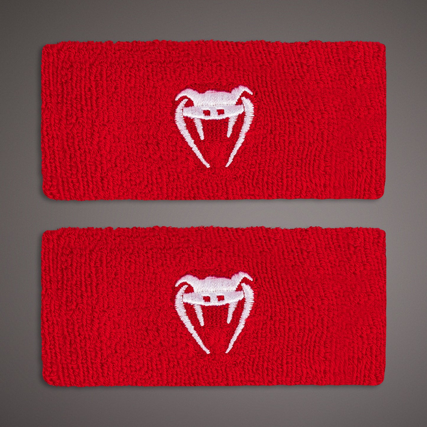 Venum Lineup Wide Bicep Bands - Red/White