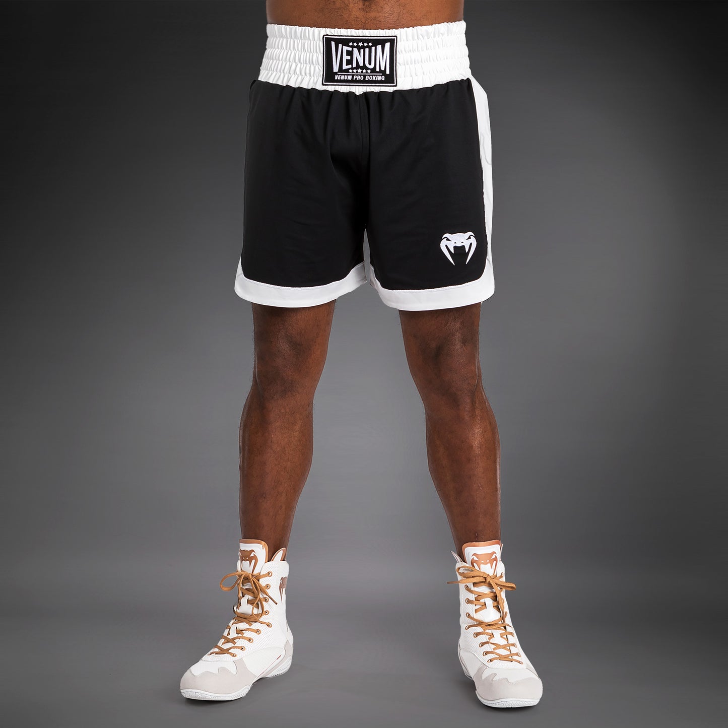Venum Classic Boxing Shorts - Black/White