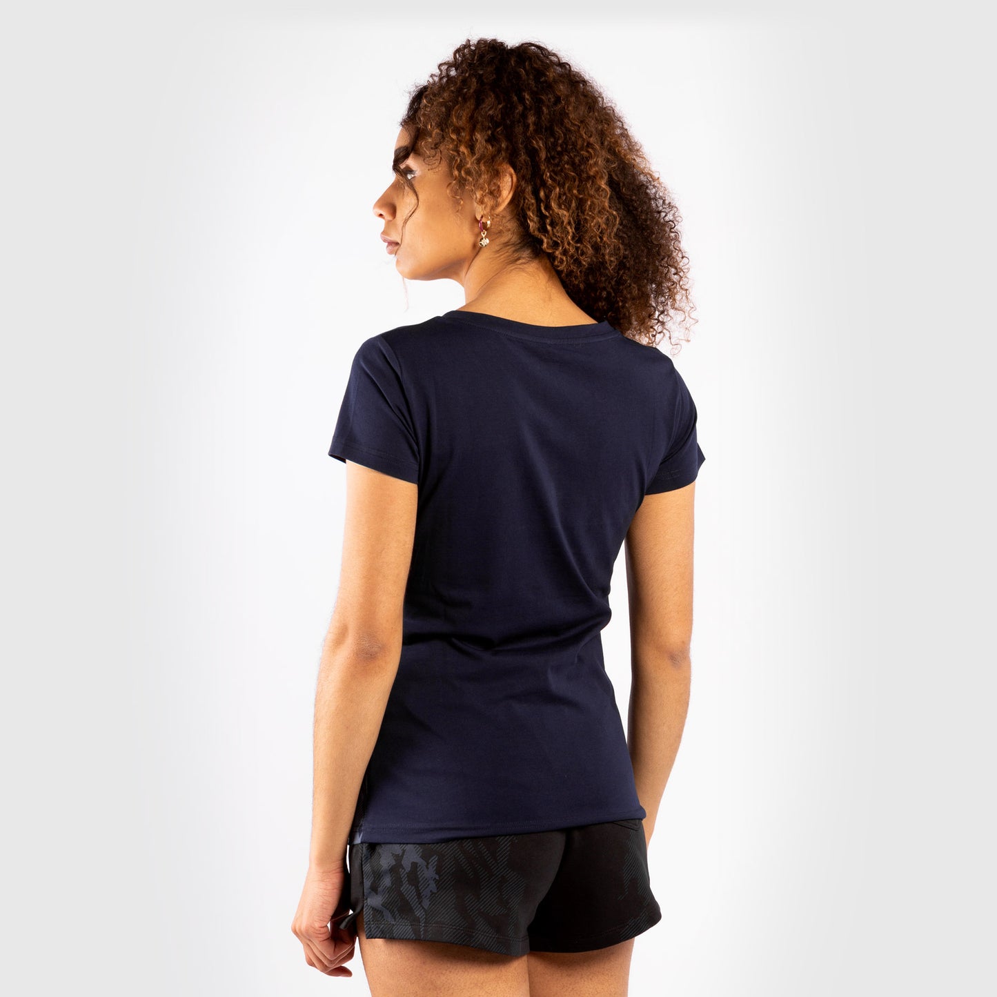 UFC Venum Authentic Fight Week Women's Short Sleeve T-shirt - Navy Blue