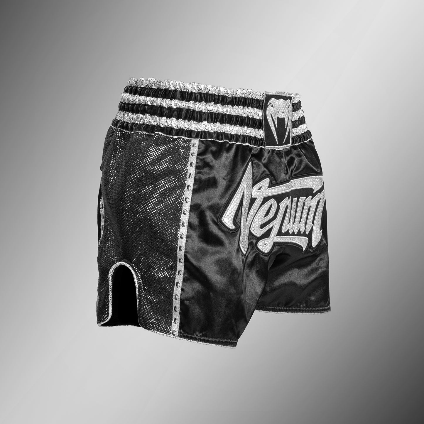 Venum Absolute 2.0 Muay Thai Shorts - Black/Silver