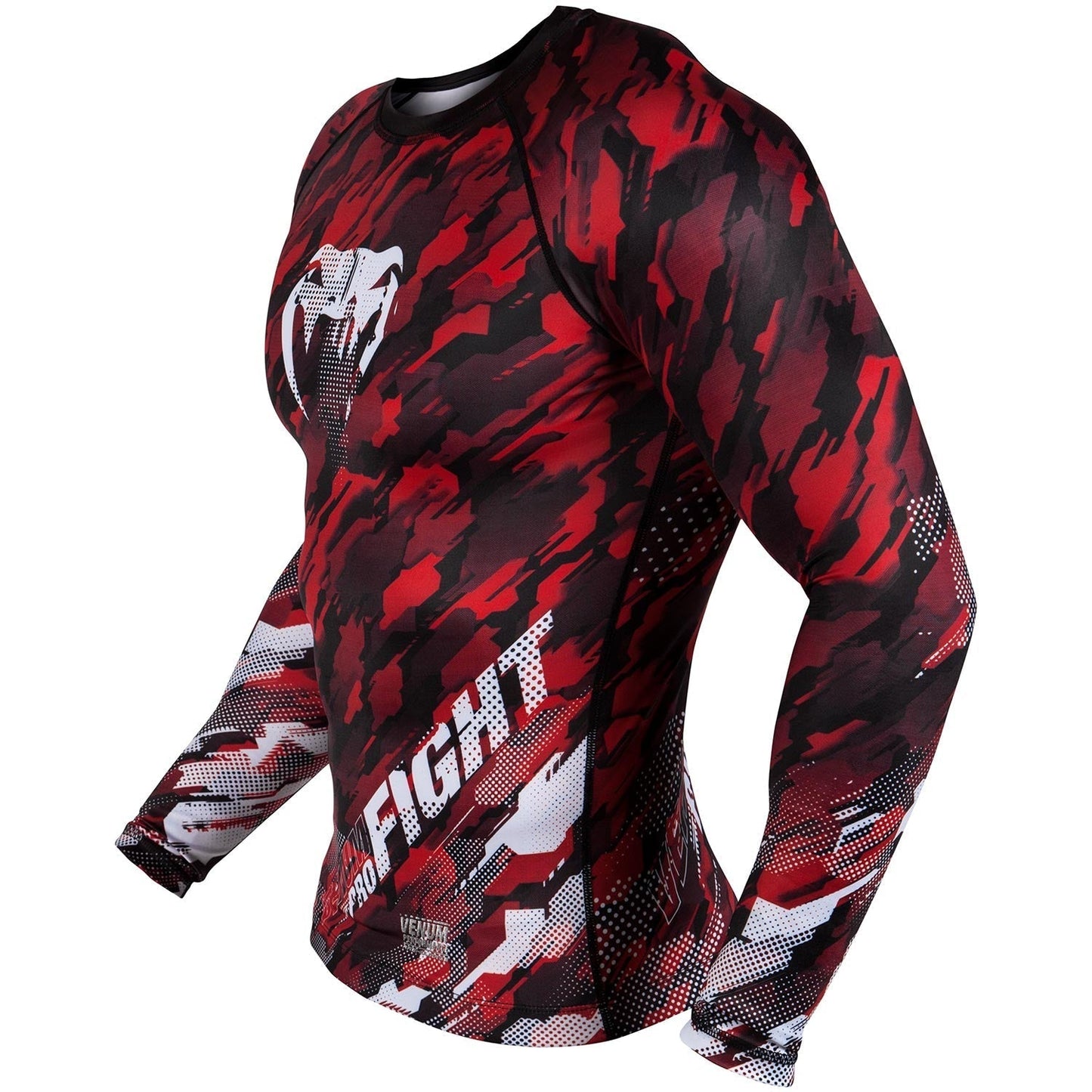 Venum Tecmo Rashguard - Long Sleeves - Red