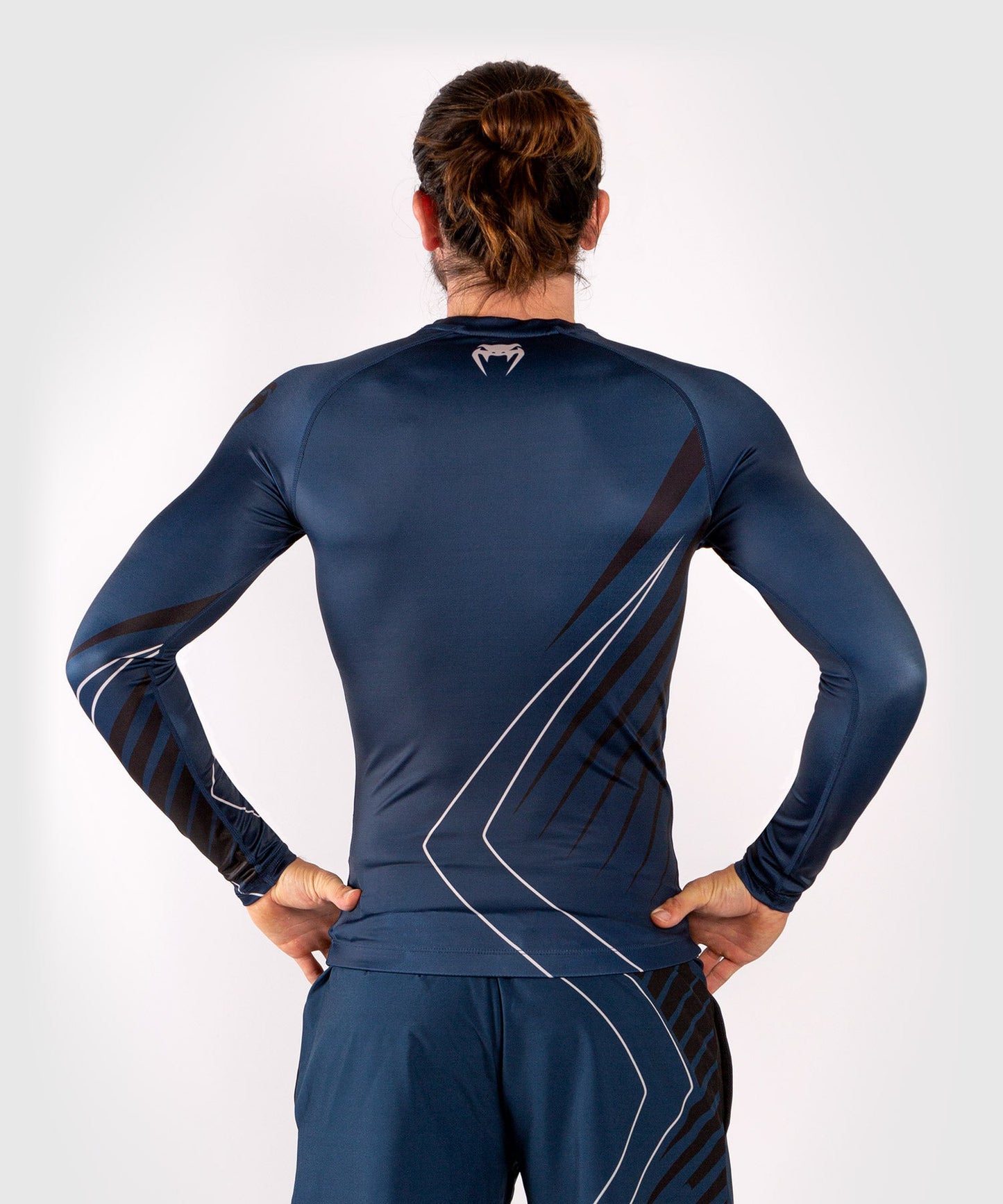 Venum Contender 5.0 Rashguard - Long sleeves - Navy/Sand
