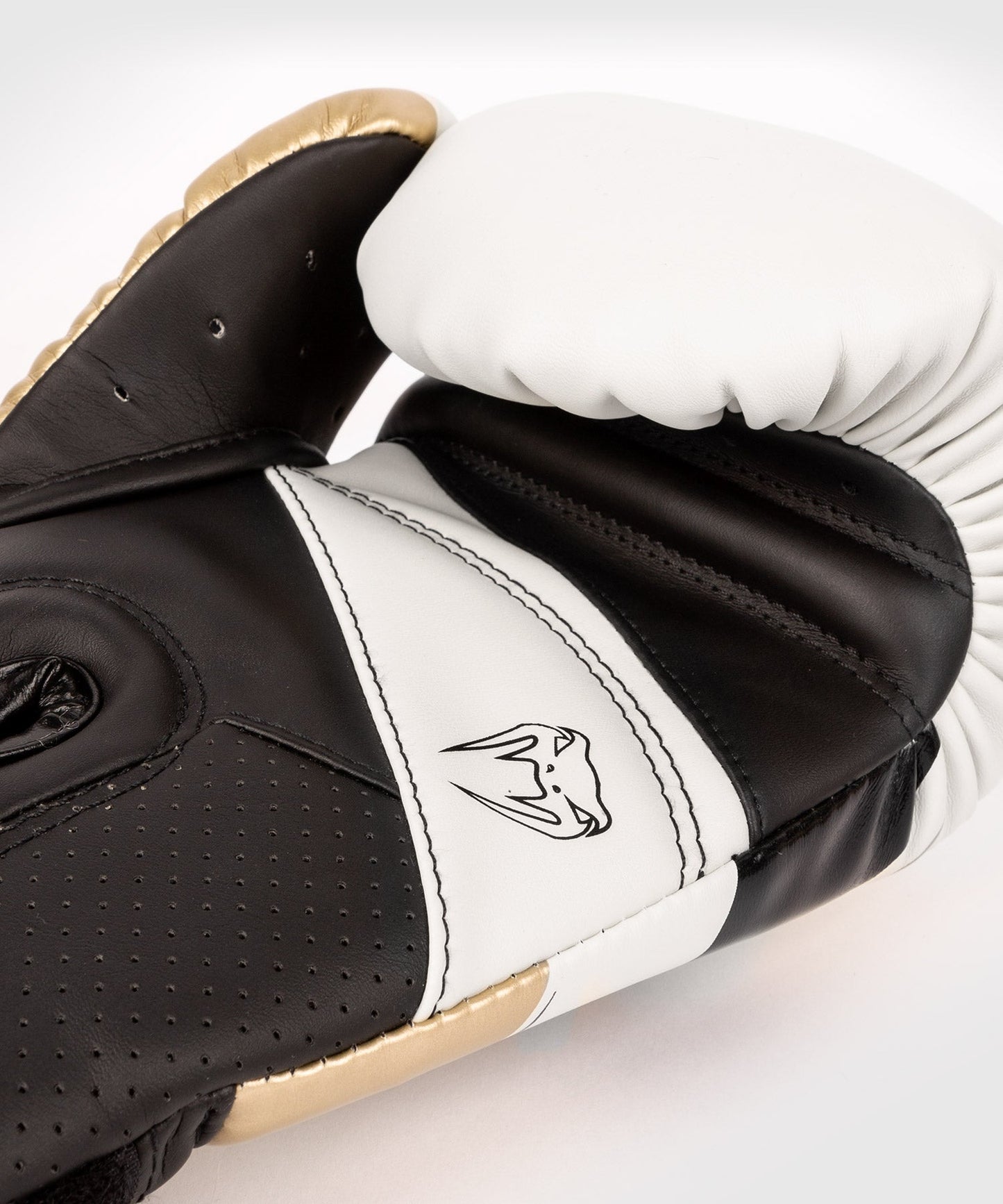 Venum Elite Evo Boxing Gloves - White/Gold