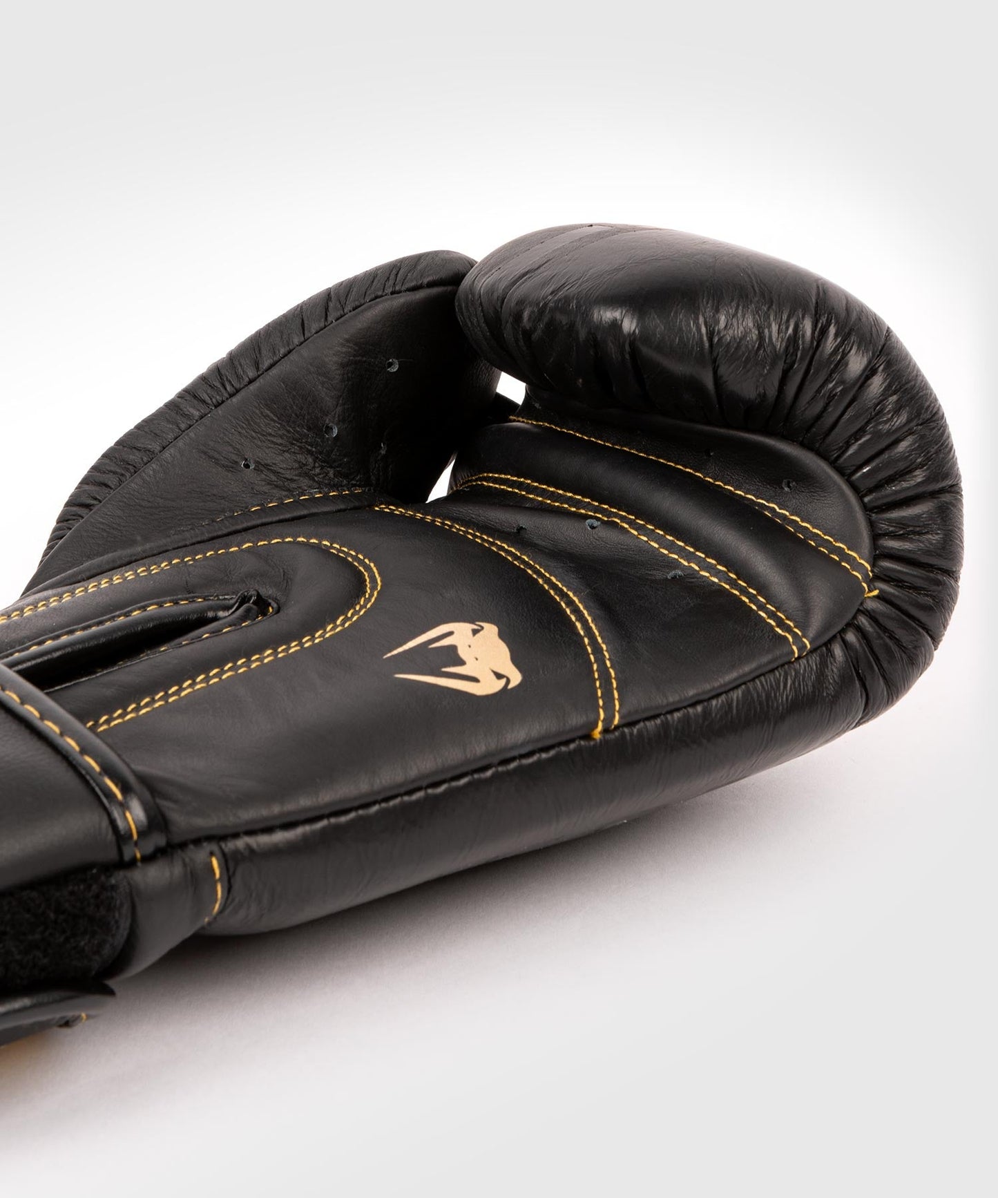 Venum Shield Pro Boxing Gloves Velcro - Black/Black-Gold