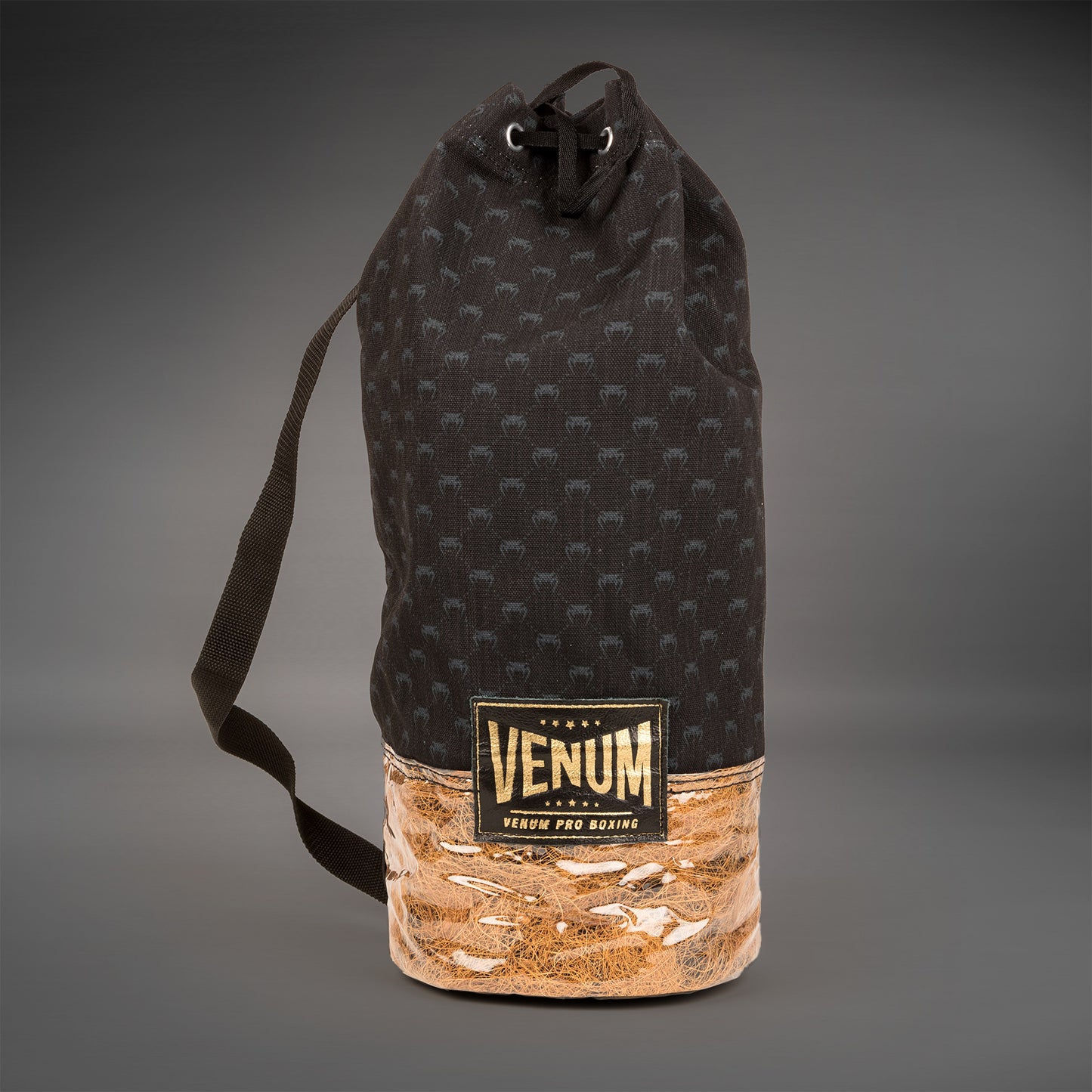 Venum Coco Monogram Pro Lace Up Boxing Gloves - Intense Black