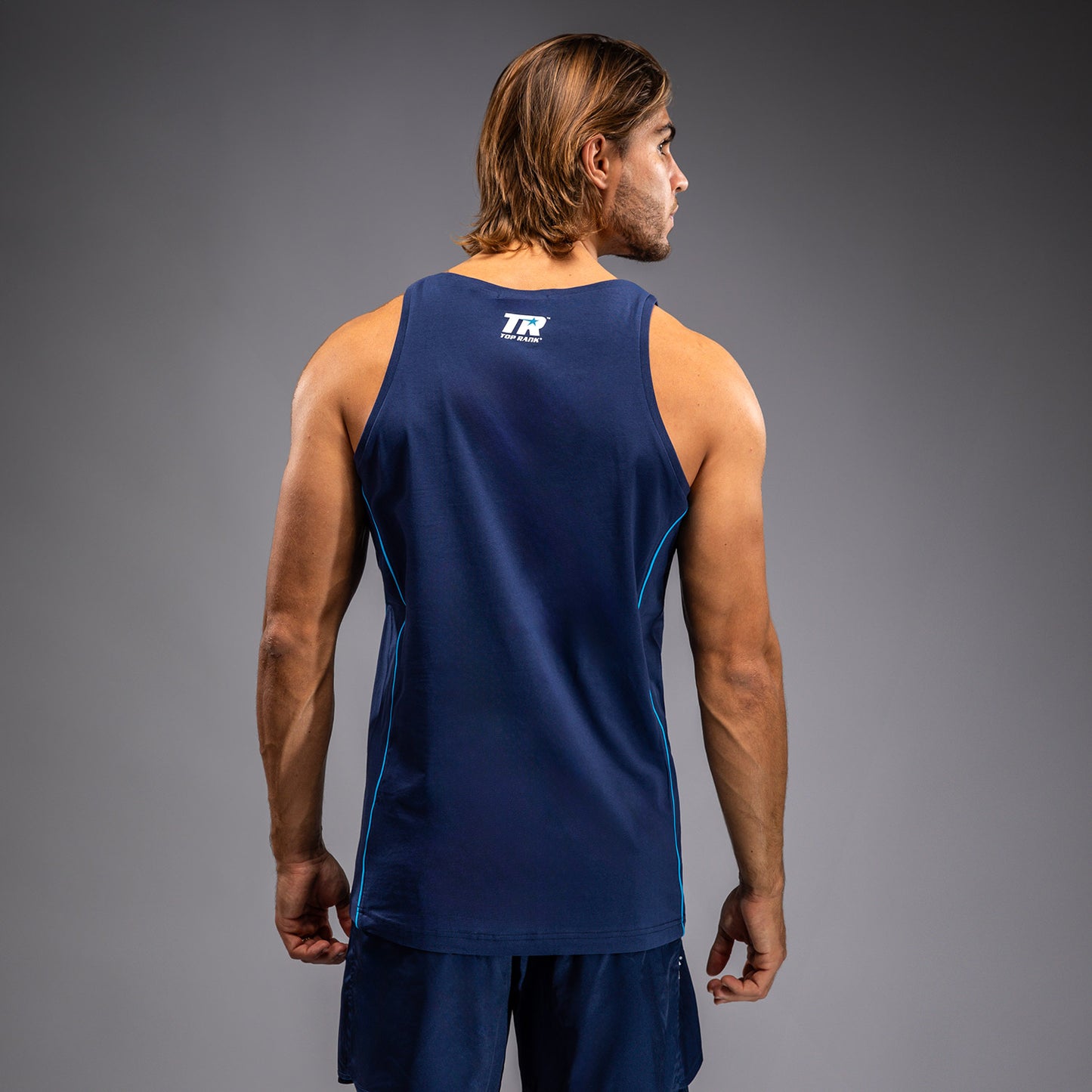 Venum x Top Rank Original Men's Tank Top - Navy Blue