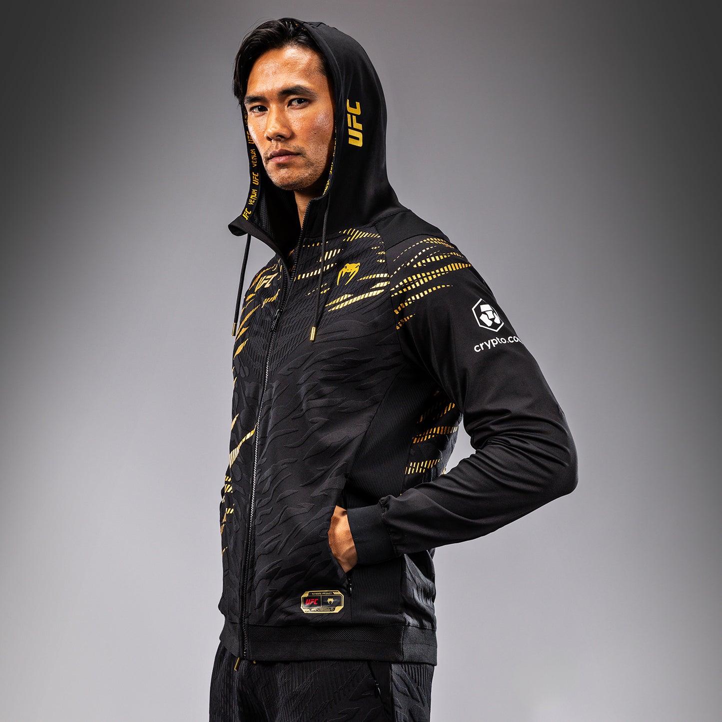 UFC Fusion by Venum Authentic Fight Night Men’s Walkout Hoodie - Champion