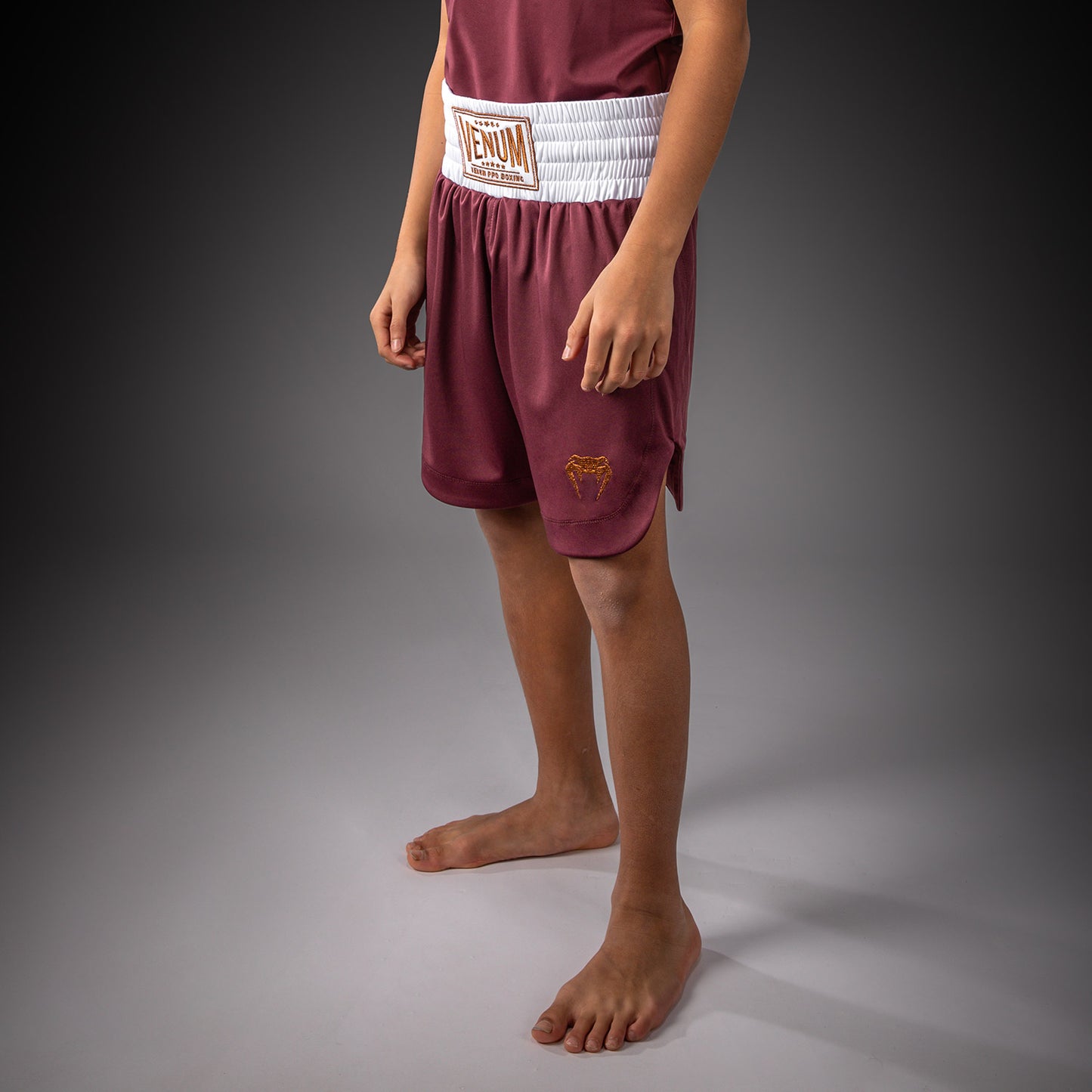 Venum Classic Youth Boxing Shorts - Burgundy