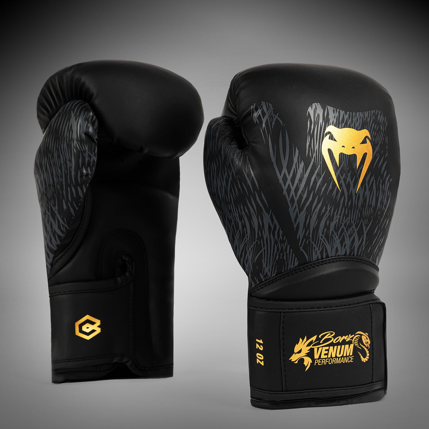 Venum x Chimaev Boxing Gloves - Black/Grey