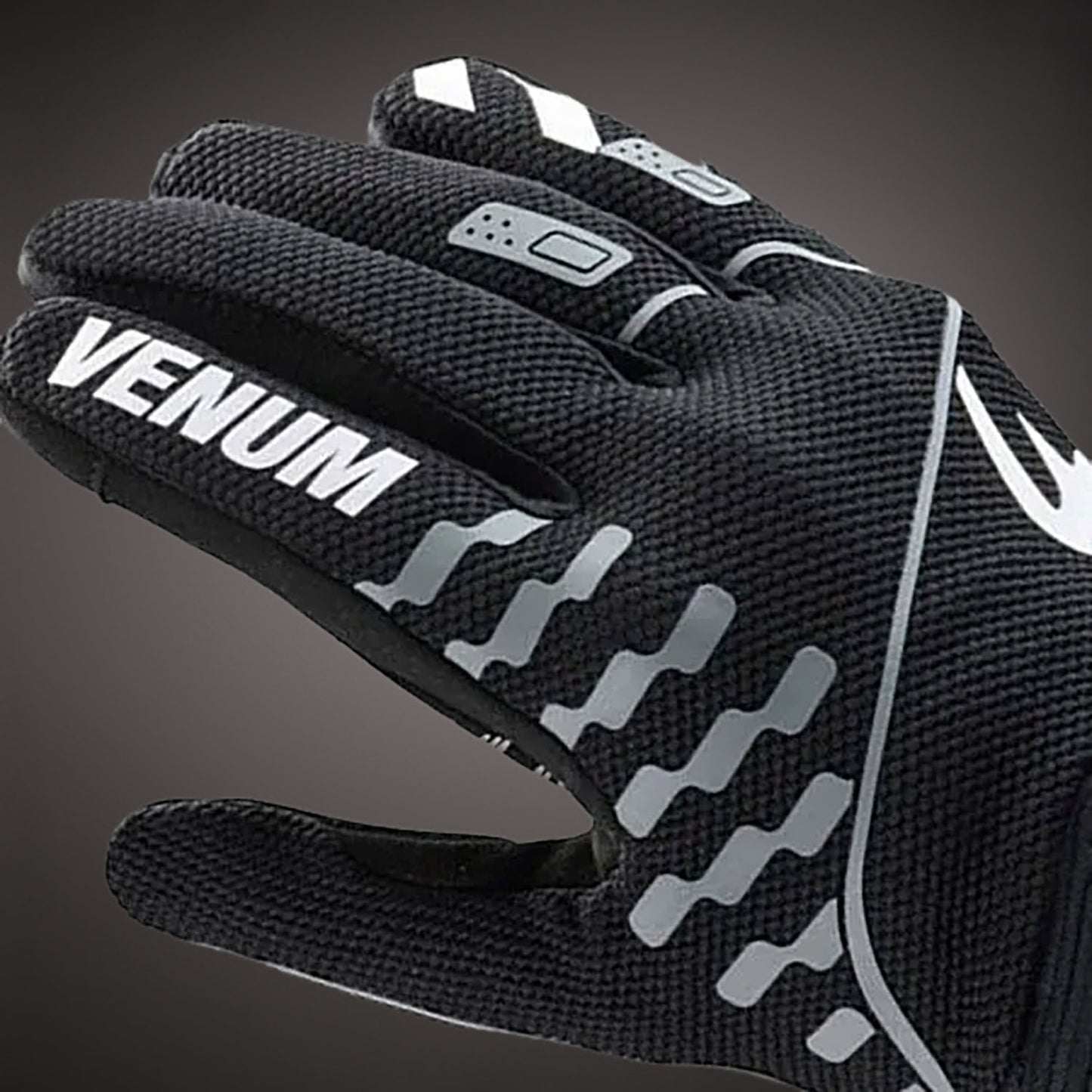 Venum x Ixon Hurry Motorcycle Glove – Black/White/Anthracite