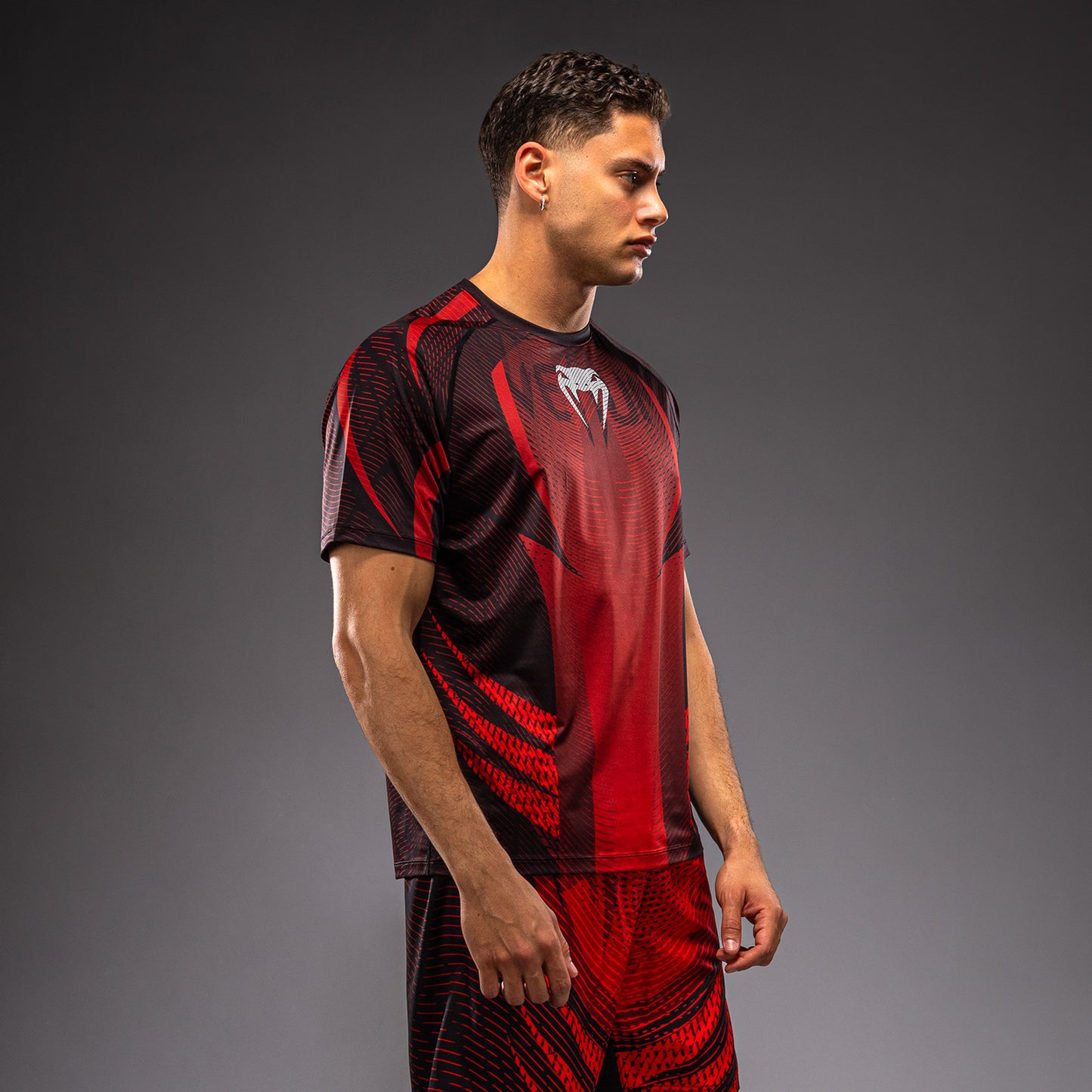 Venum Galactic 3.0 Dry Tech T-Shirt - Red/Silver