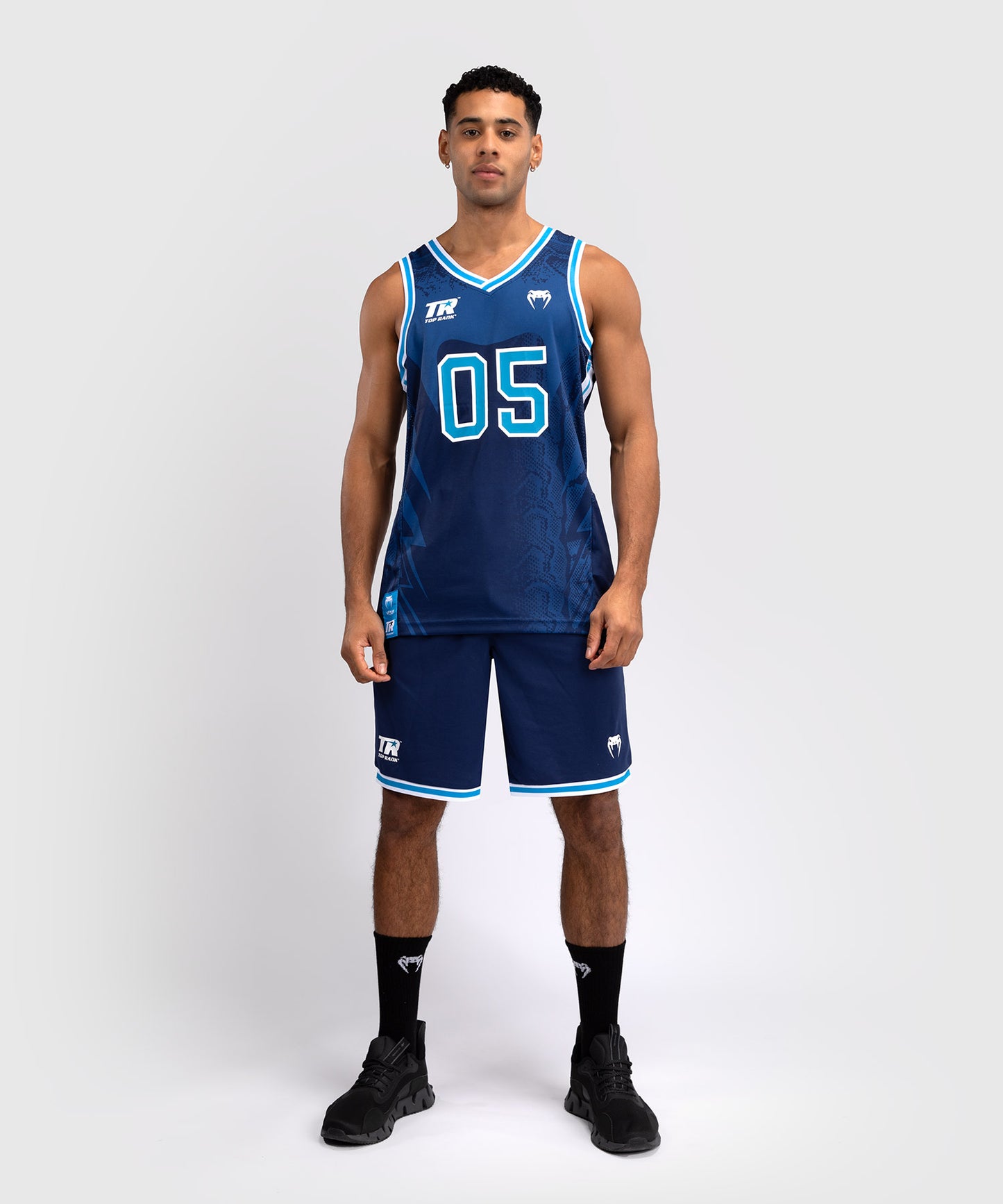 Venum x Top Rank Original Men's Basketball Shorts - Navy Blue