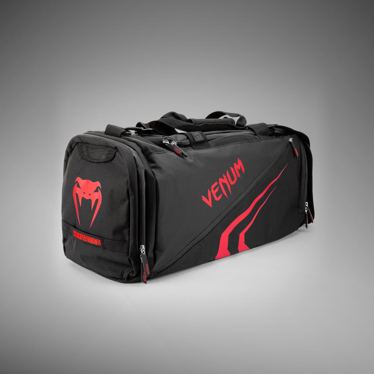 Venum Trainer Lite Evo Sports Bags  - Black/Red
