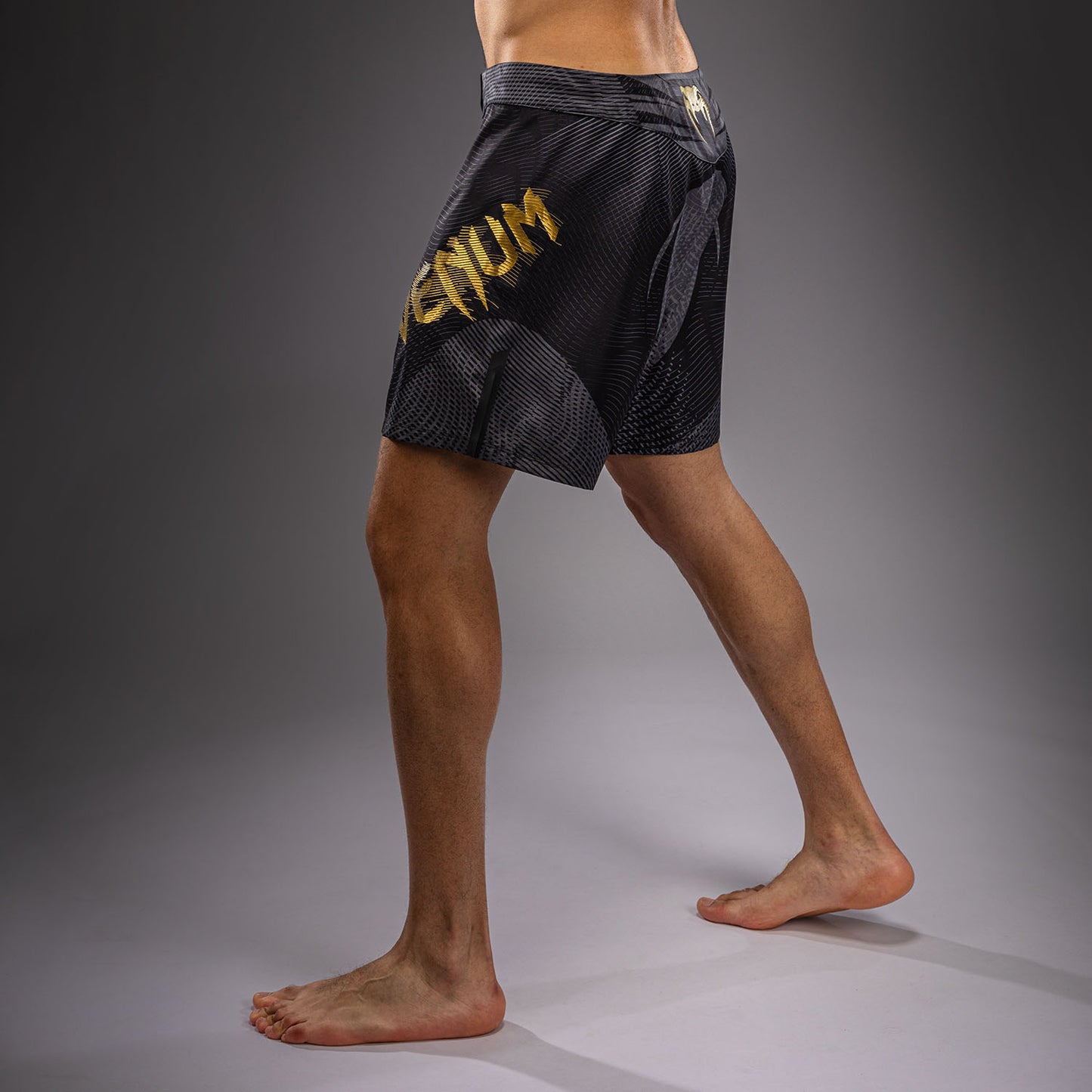 Venum Galactic 3.0 Fight Shorts - Black/Gold