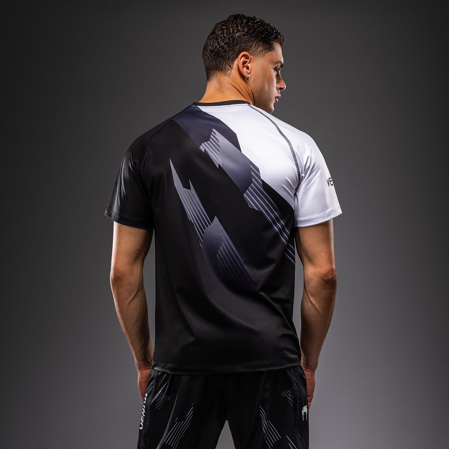 Venum No-Gi 6.0 Dry Tech T-Shirt - Black/White