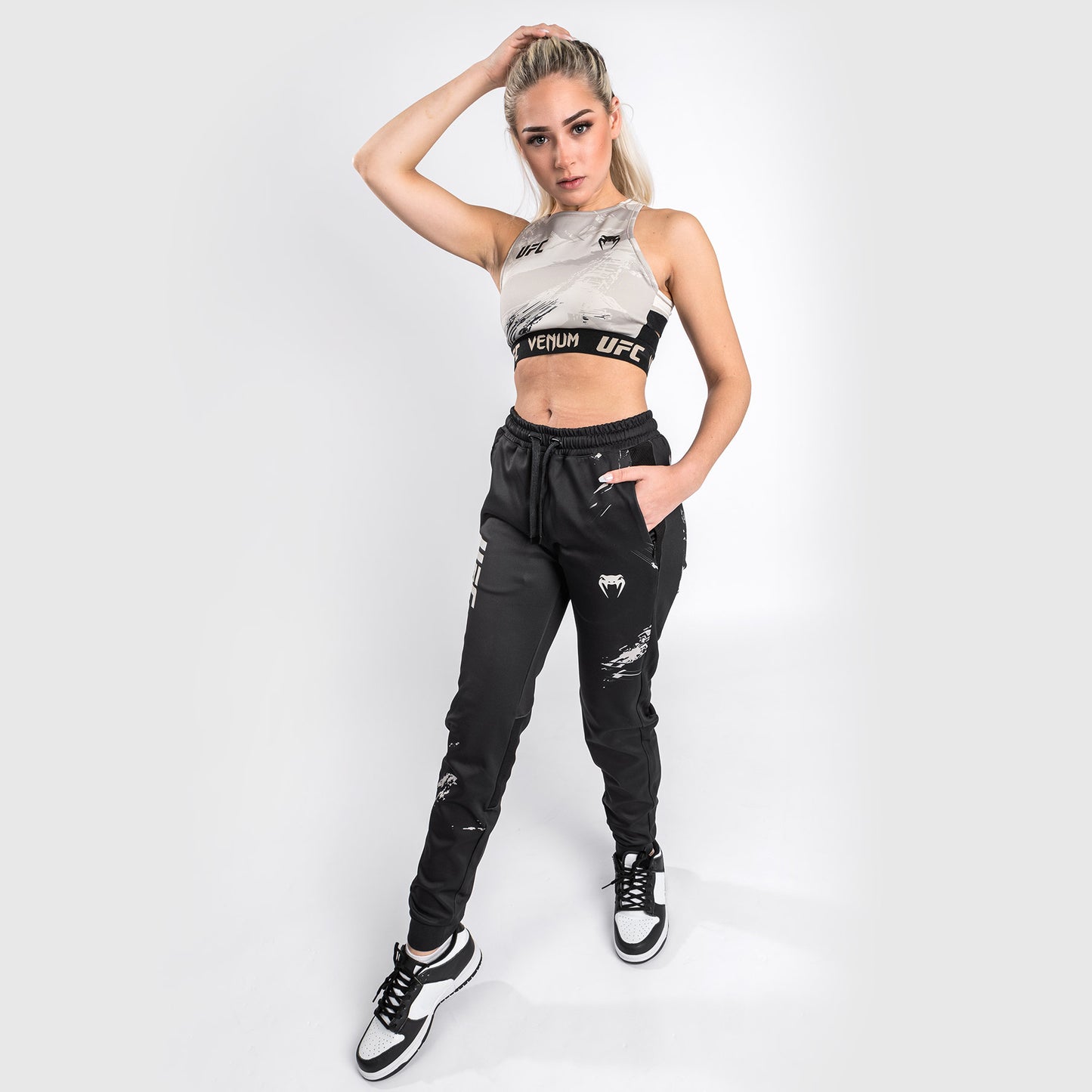 UFC Venum Authentic Fight Week 2.0 Women’s Joggers - Black/Sand