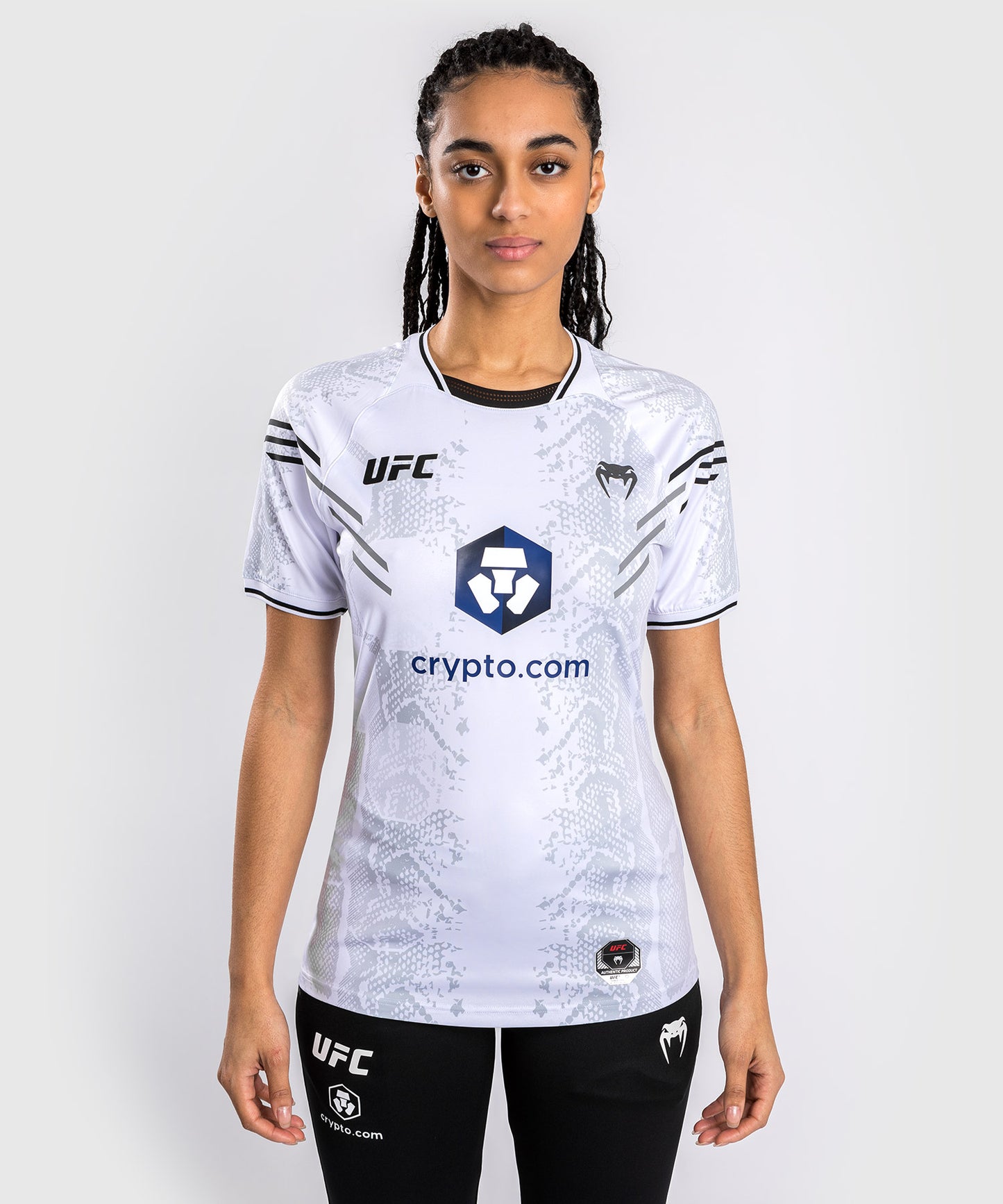 UFC Adrenaline by Venum Personalized Authentic Fight Night Women's Walkout Jersey - White