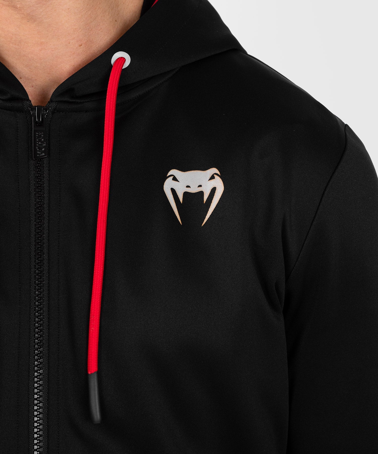 UFC Venum Performance Institute 2.0 Men s Zip Hoodie Black Red Venum United Kingdom