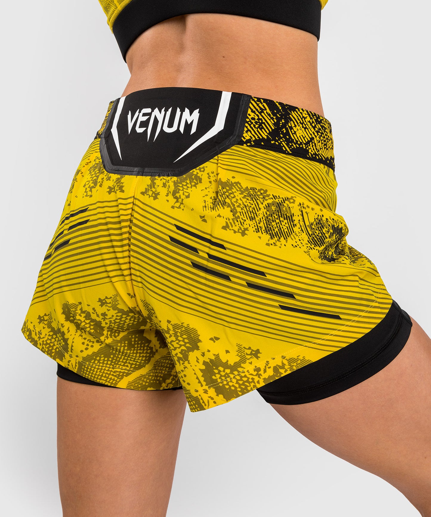UFC Adrenaline by Venum Authentic Fight Night Women’s Fight Short - Yellow