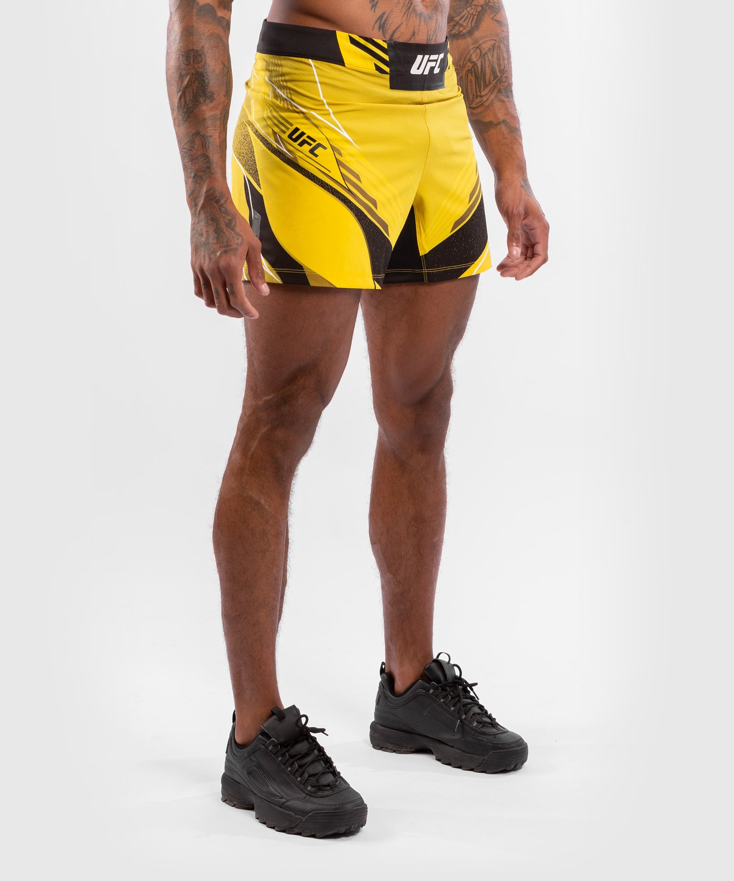 UFC Venum Authentic Fight Night Men's Shorts - Short Fit - Yellow