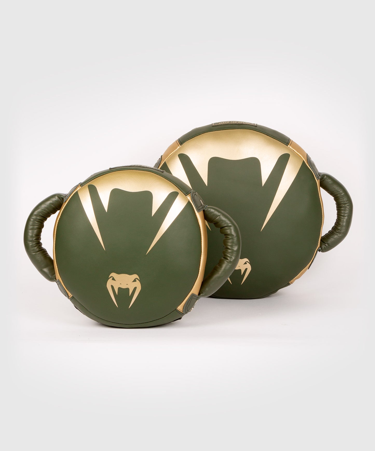 Venum Pro Boxing Round Punch Shield - Khaki/Gold