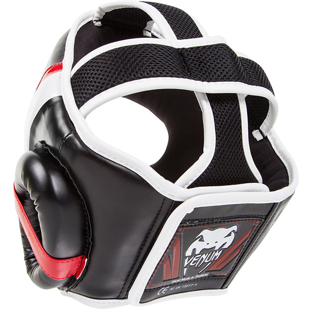 Venum Elite Headgear - Black/Red/Ice