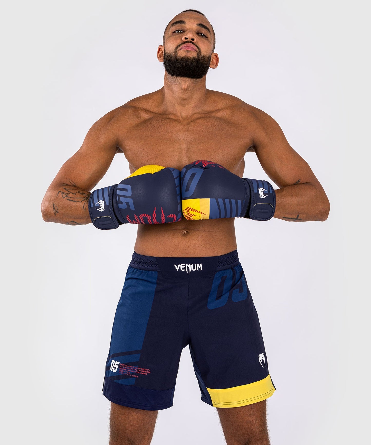 Short de Combat Venum Sport 05 - Bleu/Jaune - Shorts de MMA