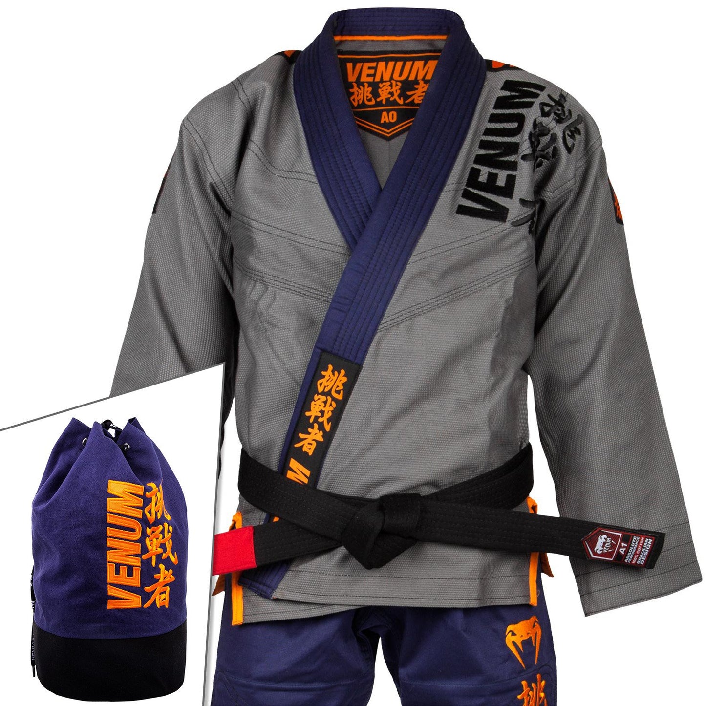 Venum Challenger 4.0 BJJ Gi - (Bag Included) - Navy Blue