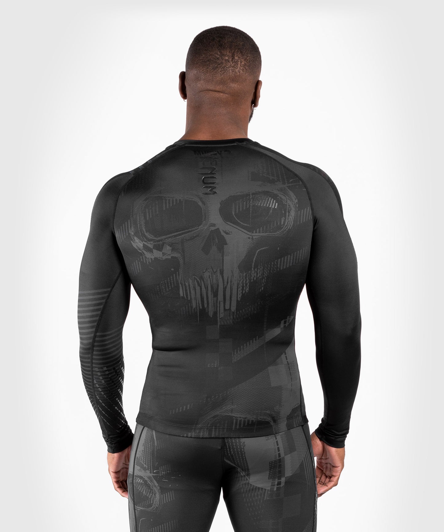 Venum Skull Rashguard - Long sleeves - Black/Black