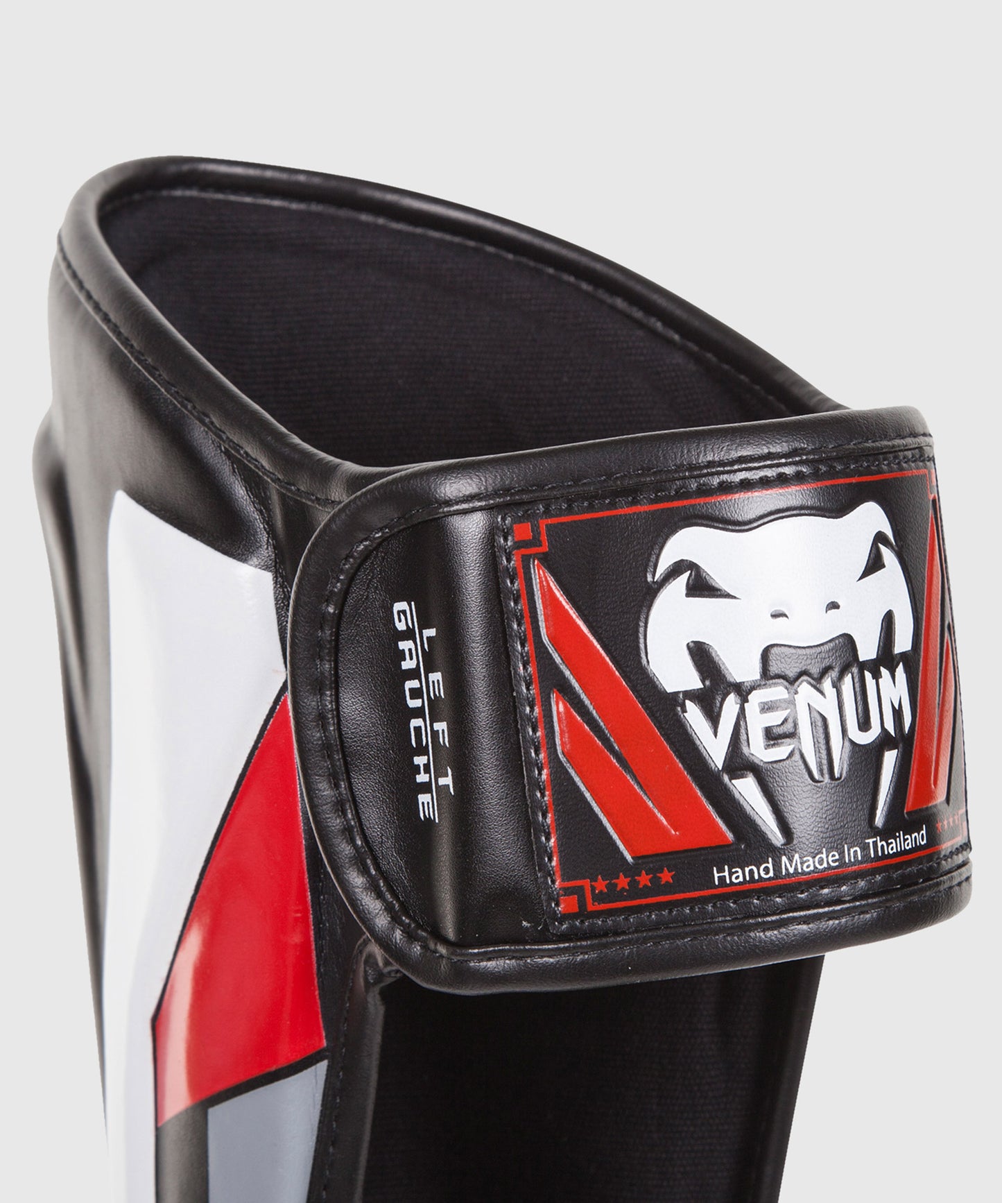 Venum Elite Standup Shin guards - Black/Red/Grey