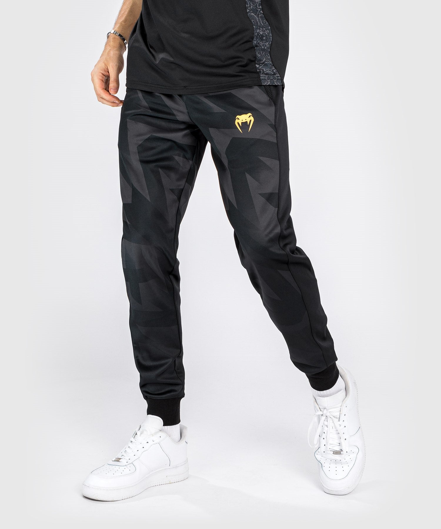 Black gold joggers on sale