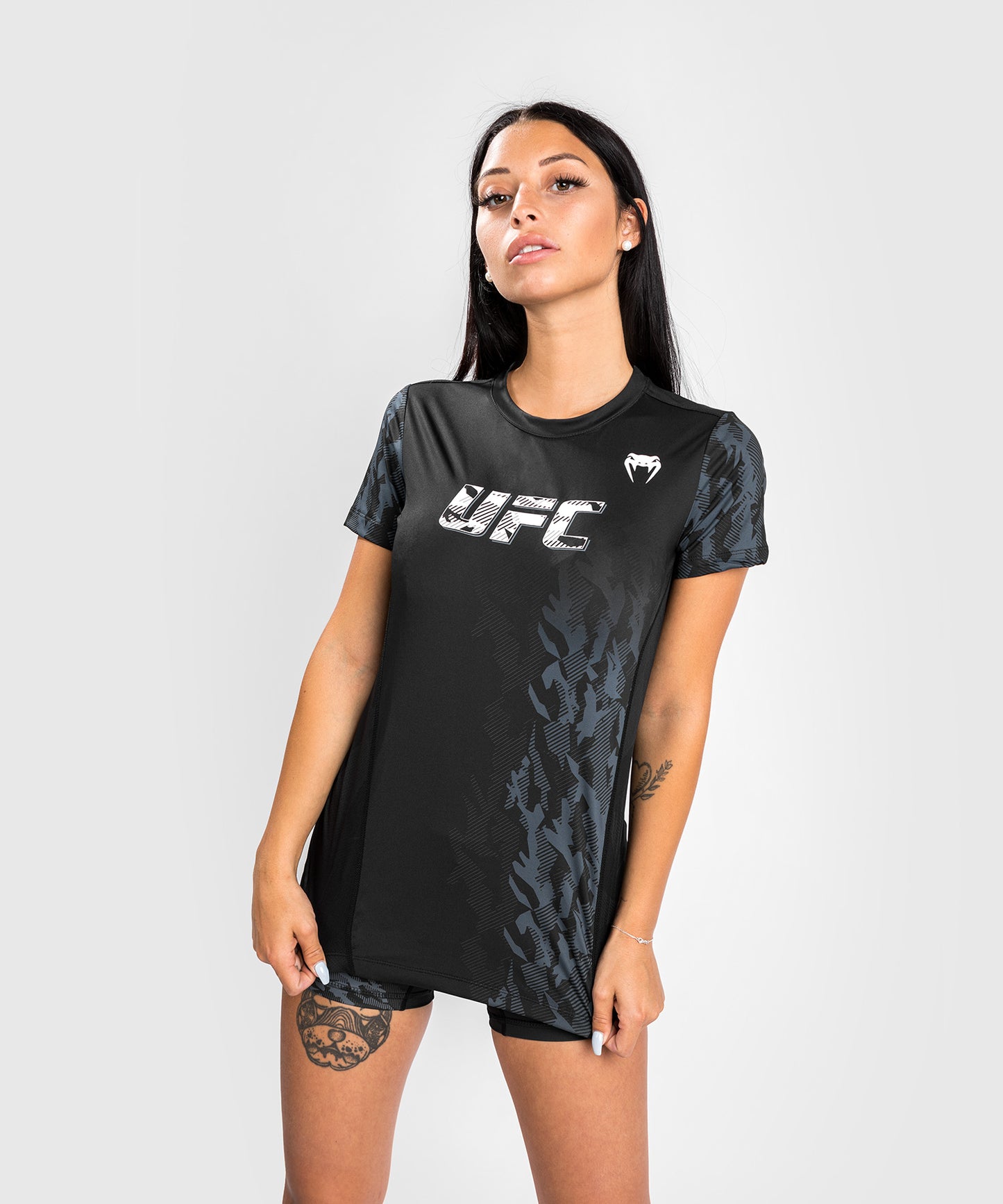 UFC Venum Authentic Fight Week Women's Performance Short Sleeve T-shirt - Black