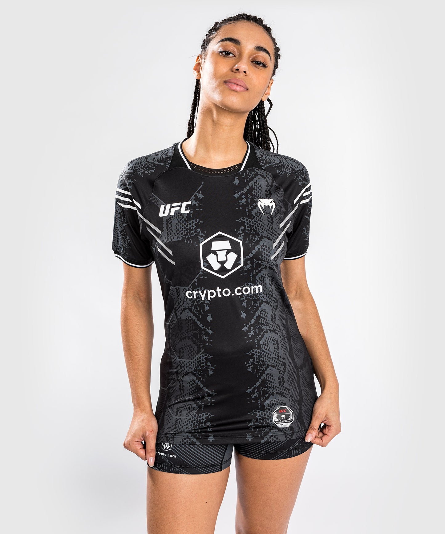 UFC Adrenaline by Venum Personalized Authentic Fight Night Women's Walkout Jersey - Black