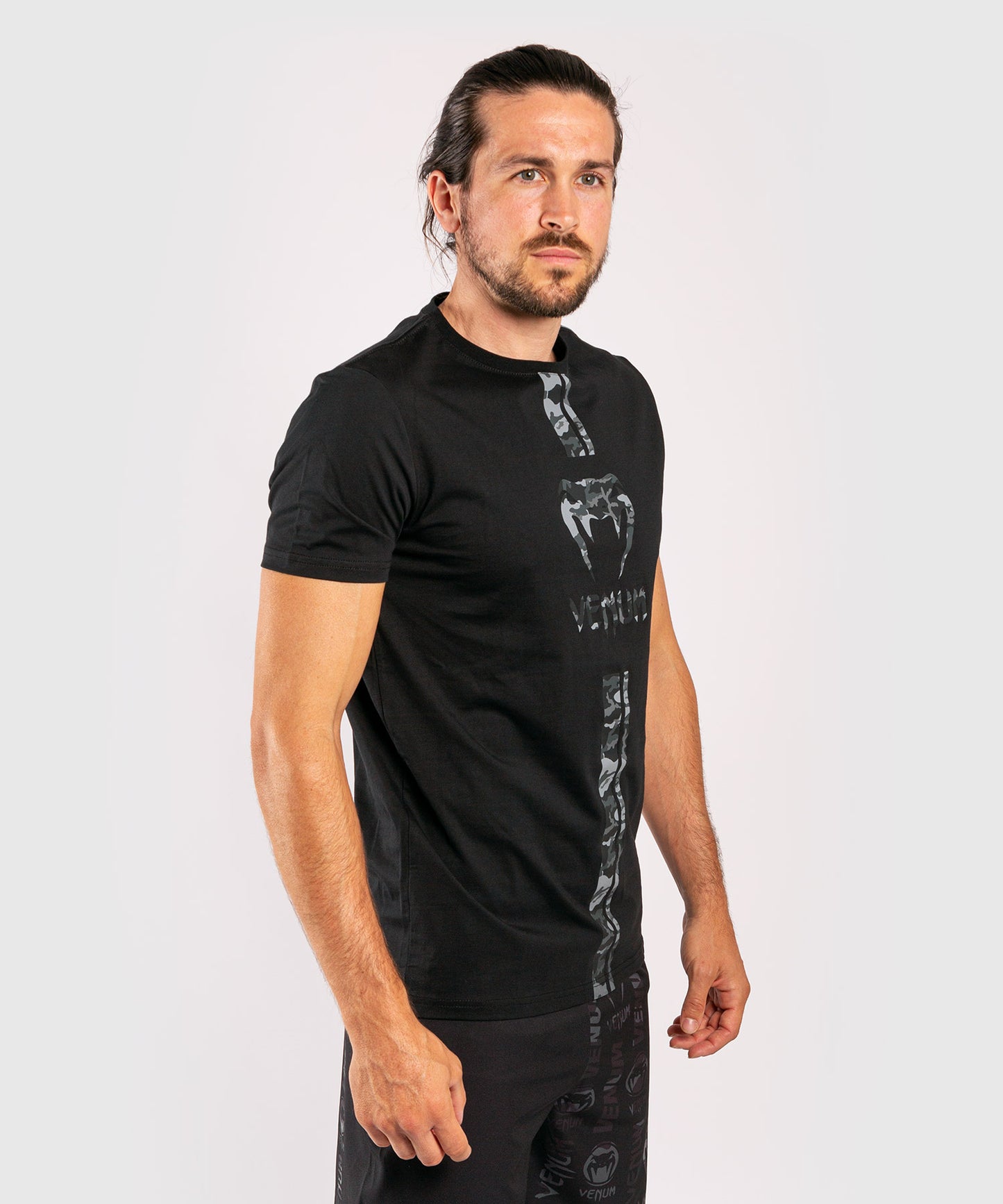 Venum Logos T-Shirt - Black/Urban camo
