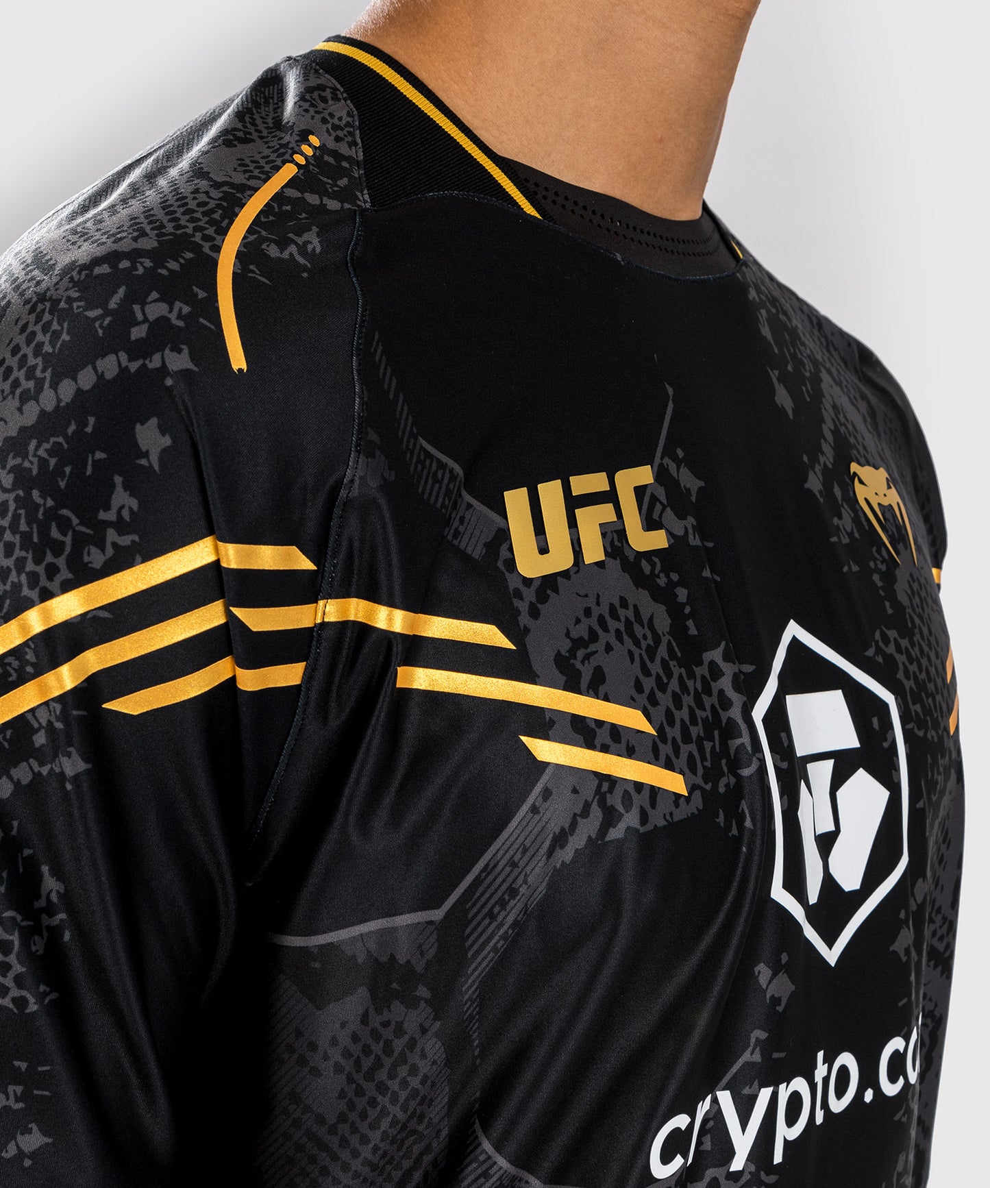 UFC Adrenaline by Venum Personalized Authentic Fight Night Men's Walkout Jersey - Champion
