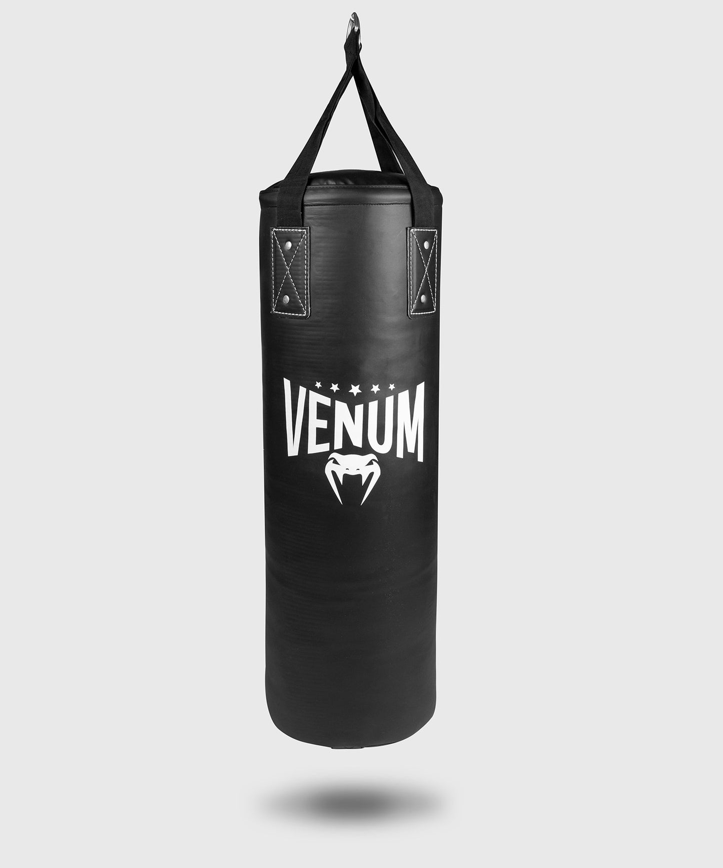 Venum Origins Punching Bag - Black/White (ceiling mount included)