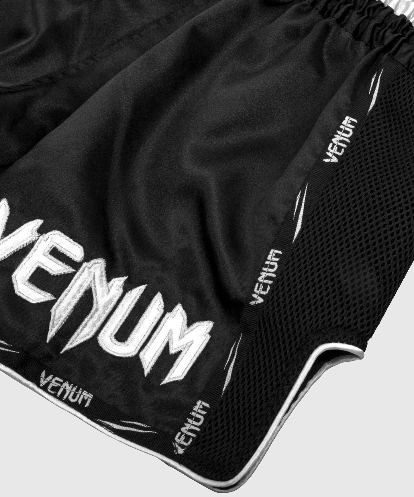 Venum Giant Muay Thai Shorts - Black/White