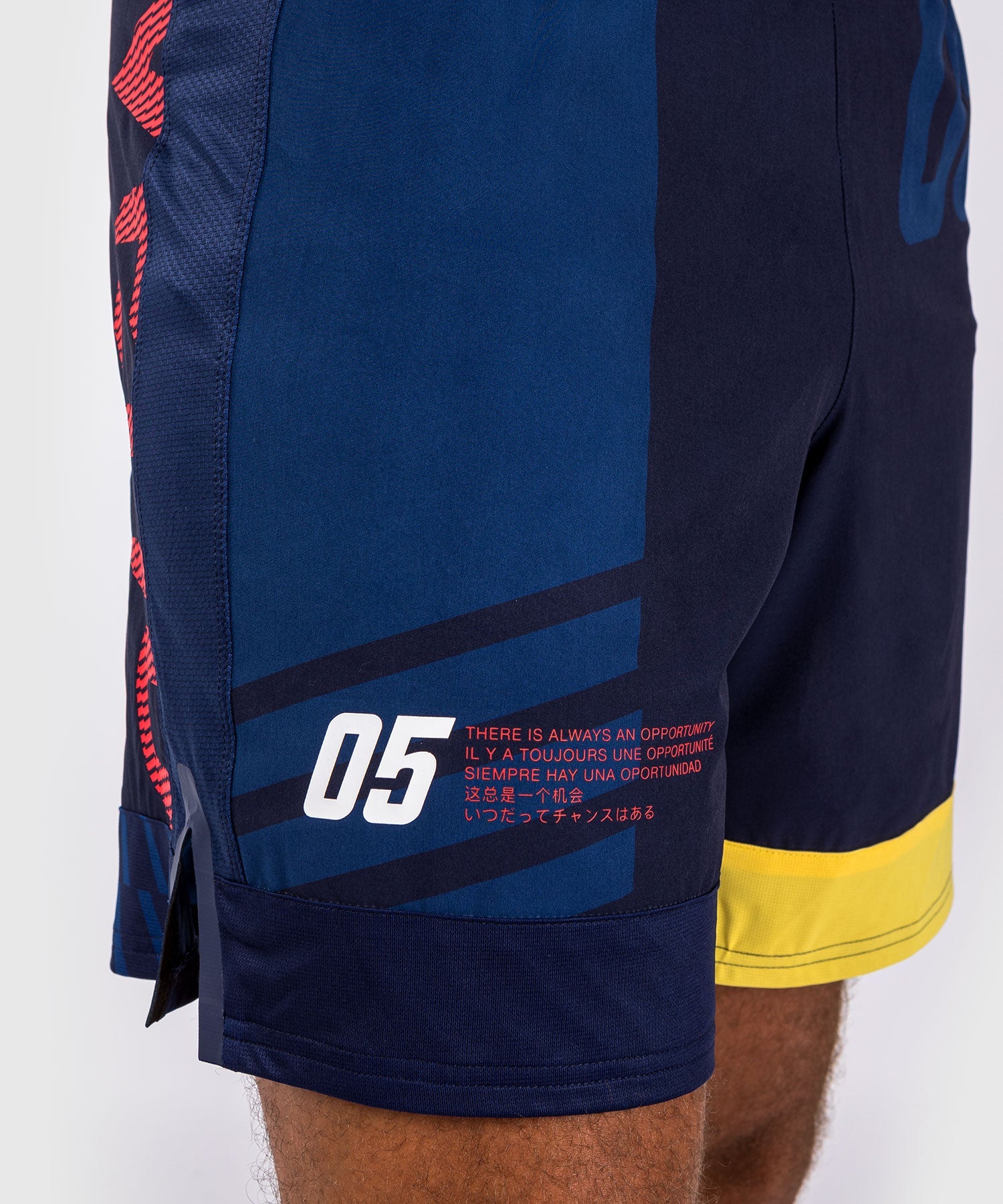 Short de Combat Venum Sport 05 - Bleu/Jaune - Shorts de MMA