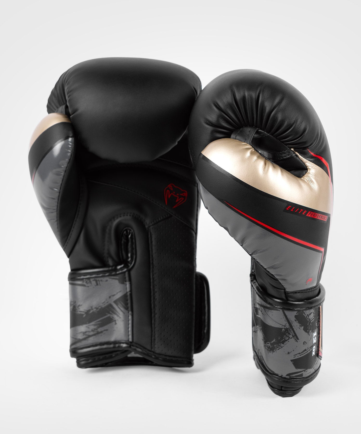 Venum red and black boxing gloves best sale